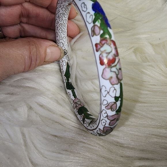Vintage Cloisinée‎ bangle - Picture 7 of 8
